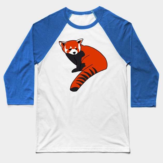 Minimum Effort Red Panda Baseball T-Shirt by AMCArts